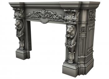 نموذج ثلاثي الأبعاد لآلة CNC المواقد 